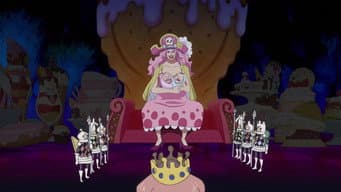 O Bolo Afundou?! A Batalha de Fuga de Sanji e Bege!