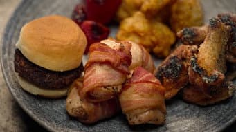 Comida para a noite do futebol