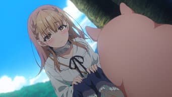 O otaku fica feliz por ser tratado como porco pela bela garota