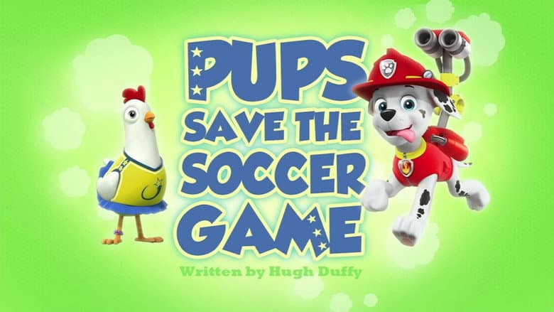 Os filhotes salvam o jogo de futebol