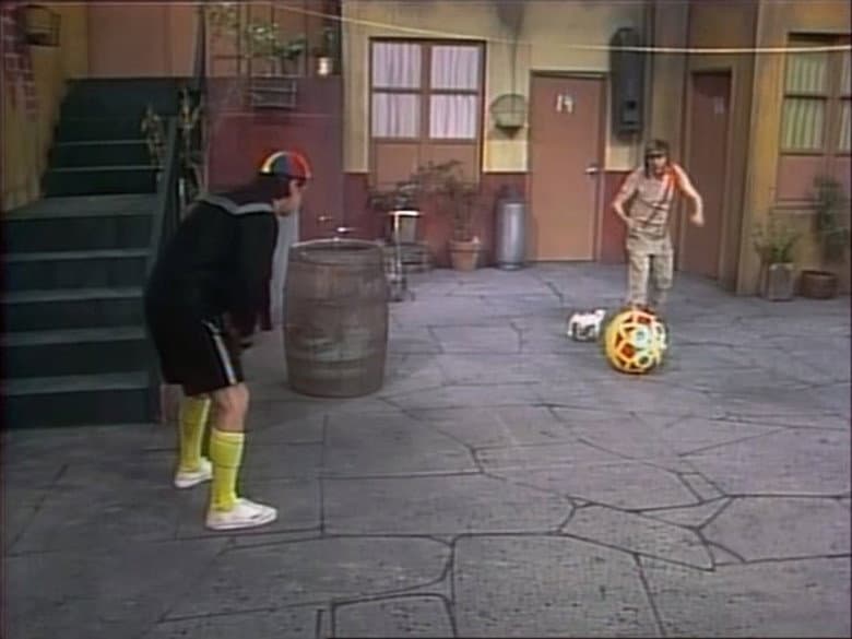 Jogando futebol