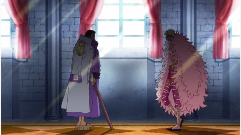 A Decisão do Almirante! Fujitora vs. Doflamingo!