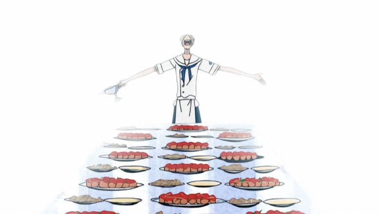 Sanji, o cozinheiro! Provando Seu Mérito no Refeitório da Marinha!
