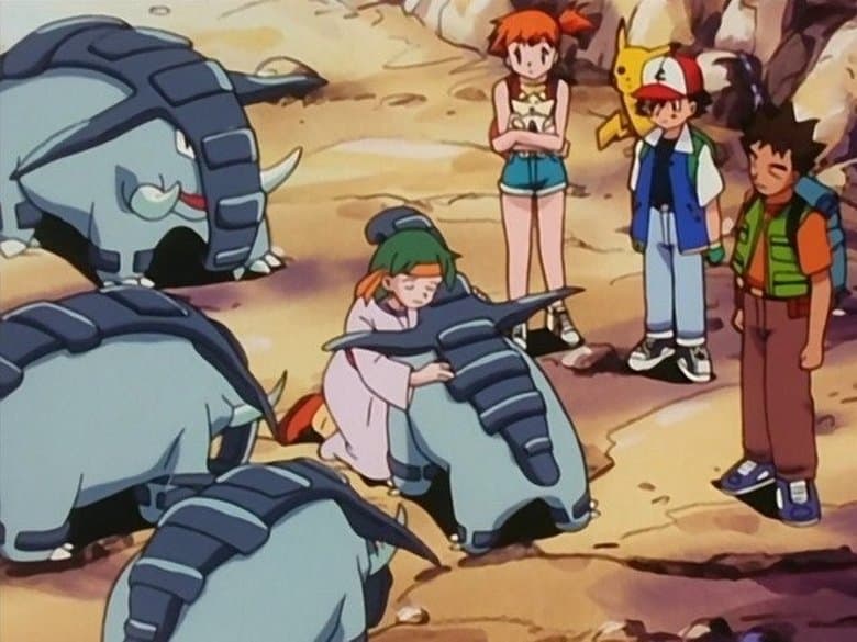 Pokémon na trilha das pedras!