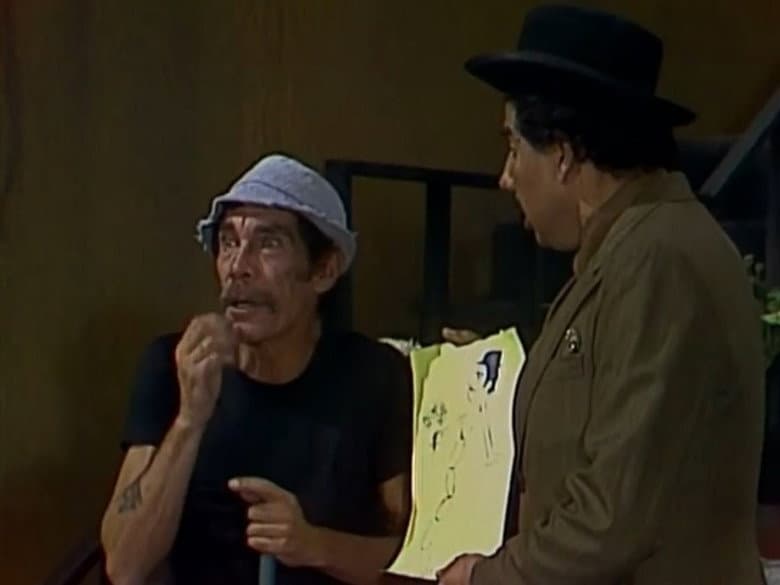A caricatura do professor Girafales