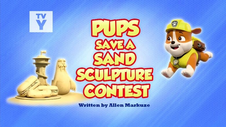 Filhotes Salvam A Competição De Escultura De Areia