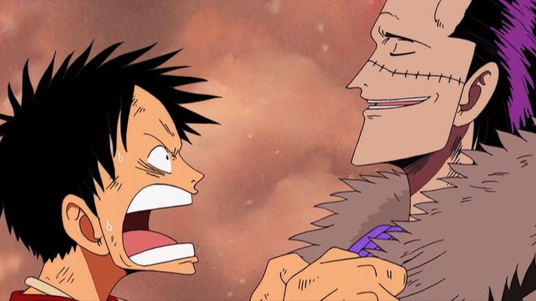 Batalha sem compaixão! Luffy vs Crocodile.