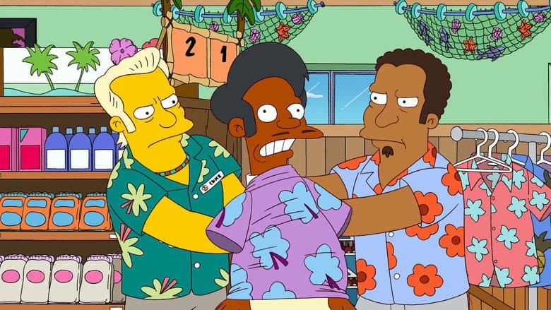 A saída pelo Kwik-E-Mart